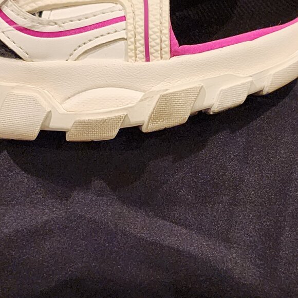 Excellent EU39 BALENCIAGA Track Velcro Sneaker Sandal WhiteFluoPink - Picture 11 of 16